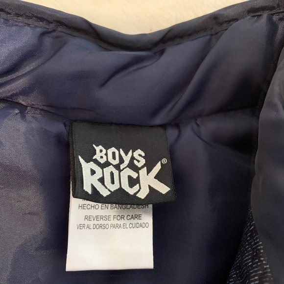Boys Rock Navy Puffer Vest Size 3T - Picture 14 of 16